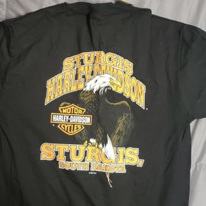 Harley Davidson 1997 Sturgis vintage black t shirt